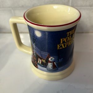 The polar express believe mug hot chocolate coffee warner bros holiday book